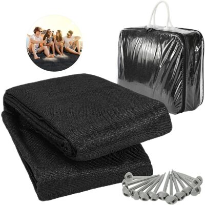 HENGDA Swanew Stuoia Per Tenda Da Campeggio, Stuoia Per Tenda Da Campeggio, Stuoia Per Tenda Da Campeggio, Telo Da Terra Per Caravan 300x300cm,nero HENGDA Swanew Stuoia Per Tenda Da Campeggio, Stuoia Per Tenda Da Campeggio, Stuoia Per Tenda Da Campeggio, Telo Da Terra Per Caravan 300x300cm,nero
