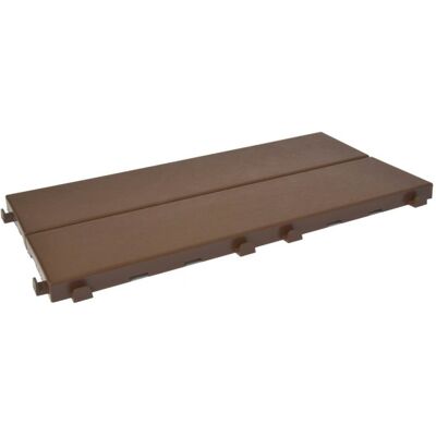 EZOOZA - Piastrelle Autobloccanti In Plastica Con Finitura Ad Effetto Legno 37,7 X 18,6 Cm Da Interno Esterno E Giardinoi Pezzi 8 Colore: Caffè EZOOZA - Piastrelle Autobloccanti In Plastica Con Finitura Ad Effetto Legno 37,7 X 18,6 Cm Da Interno Esterno E Giardinoi Pezzi 8 Colore: Caffè