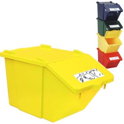 FILMOP 3667C Contenitore di smistamento rifiuti giallo 45L - Contenitore di smistamento rifiuti FILMOP 3667C Contenitore di smistamento rifiuti giallo 45L - Contenitore di smistamento rifiuti