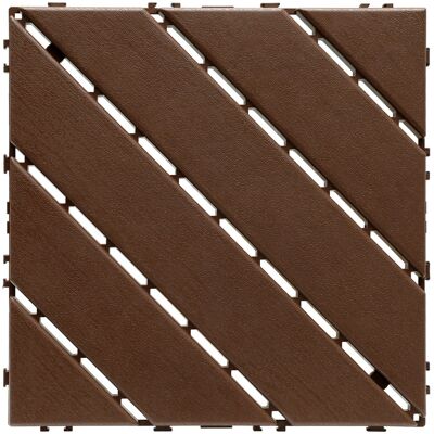 JIUBIAZ 44 Piastrelle Per Patio Quadrate - Pannelli Di Giunzione Fai Da Te - Per Patio - Plastica - 30x30cm - 44 Pezzi/4 M² - Antracite JIUBIAZ 44 Piastrelle Per Patio Quadrate - Pannelli Di Giunzione Fai Da Te - Per Patio - Plastica - 30x30cm - 44 Pezzi/4 M² - Antracite