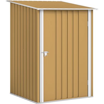 OEM Casetta Da Giardino Porta Attrezzi In Acciaio Galvanizzato Con Porta A Battente, 100x104x160 Cm, Giallo OEM Casetta Da Giardino Porta Attrezzi In Acciaio Galvanizzato Con Porta A Battente, 100x104x160 Cm, Giallo