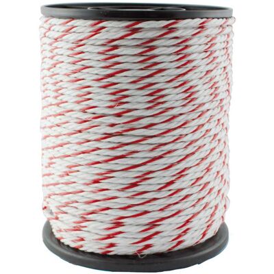 Kerbl - Corda Da Recinzione Profi 200 M, Ø 6 Mm, Bianco/rosso, 6x0,30 Tric Kerbl - Corda Da Recinzione Profi 200 M, Ø 6 Mm, Bianco/rosso, 6x0,30 Tric