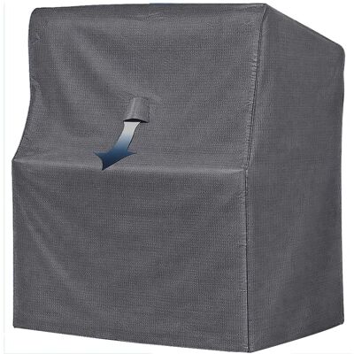 QUICK STAR Schutzhülle Strandkorb Pvc-tarp L 119 X 106 X 160 Cm Grau Pvc-gewebeplane 350 G/m² Wasserdicht Strandkorbhülle Abdeckung Salzwasser Resistent QUICK STAR Schutzhülle Strandkorb Pvc-tarp L 119 X 106 X 160 Cm Grau Pvc-gewebeplane 350 G/m² Wasserdicht Strandkorbhülle Abdeckung Salzwasser Resistent