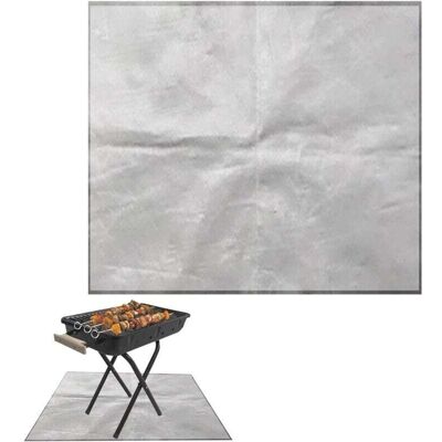 TEHTUY Tappetino Ignifugo Per Barbecue, Tappetino Per Camino Da Patio, Resistente Al Fuoco, Al Calore E All'acqua, Cuscino Per Camino Ad Alta Temperatura, Tappetino Protettivo Per Pavimento, 60 Cm X 80 Cm (g TEHTUY Tappetino Ignifugo Per Barbecue, Tappetino Per Camino Da Patio, Resistente Al Fuoco, Al Calore E All'acqua, Cuscino Per Camino Ad Alta Temperatura, Tappetino Protettivo Per Pavimento, 60 Cm X 80 Cm (g