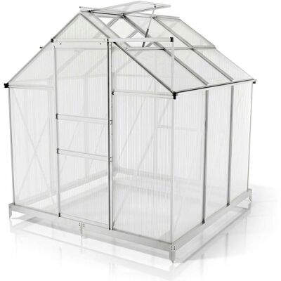 Juskys Serra In Alluminio Con Fondamenta 3,6 M² Prolunga La Stagione Del Giardinaggio Dalla Primavera All’autunno Juskys Serra In Alluminio Con Fondamenta 3,6 M² Prolunga La Stagione Del Giardinaggio Dalla Primavera All’autunno