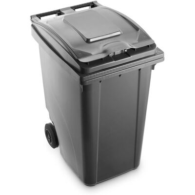 MOBIL PLASTIC Bidone Carrellato Per Raccolta Differenziata 360 Litri - Grigio - MOBIL PLASTIC Bidone Carrellato Per Raccolta Differenziata 360 Litri - Grigio -