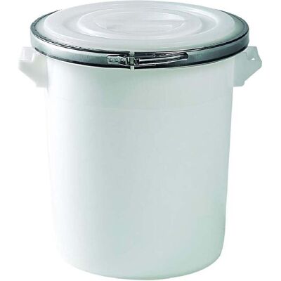 MOBIL PLASTIC Bidone Industriale In Plastica Per Alimenti Con Manici E Coperchio -100 Lt - Ø 53 Cm MOBIL PLASTIC Bidone Industriale In Plastica Per Alimenti Con Manici E Coperchio -100 Lt - Ø 53 Cm