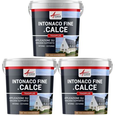 ARCANE INDUSTRIES Intonaco A Base Di Calce Per Decorazione Interna Ed Esterna - Tradiplus - 3 X 15 Kg Roma - Terracotta - ARCANE INDUSTRIES Intonaco A Base Di Calce Per Decorazione Interna Ed Esterna - Tradiplus - 3 X 15 Kg Roma - Terracotta -