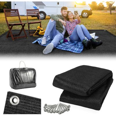 HENGDA Swanew Stuoia Per Tenda Da Campeggio, Stuoia Per Tenda Da Campeggio, Stuoia Per Tenda Da Campeggio, Telo Da Terra Per Caravan 250x250cm,nero HENGDA Swanew Stuoia Per Tenda Da Campeggio, Stuoia Per Tenda Da Campeggio, Stuoia Per Tenda Da Campeggio, Telo Da Terra Per Caravan 250x250cm,nero