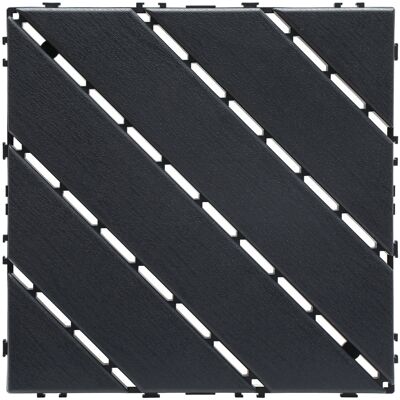 JIUBIAZ 110 Piastrelle Per Patio Piastrelle Quadrate - Pannelli Di Giunzione Fai Da Te - Per Patio - Plastica - 30x30cm - 110 Pezzi/10 M² - Marrone JIUBIAZ 110 Piastrelle Per Patio Piastrelle Quadrate - Pannelli Di Giunzione Fai Da Te - Per Patio - Plastica - 30x30cm - 110 Pezzi/10 M² - Marrone
