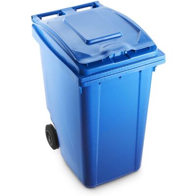 MOBIL PLASTIC Bidone Carrellato Per Raccolta Differenziata 360 Litri - Blu - MOBIL PLASTIC Bidone Carrellato Per Raccolta Differenziata 360 Litri - Blu -