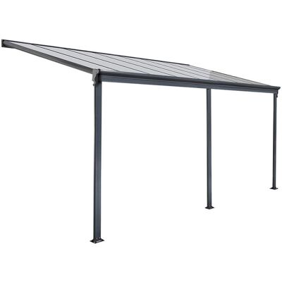 Home Deluxe Tetto A Terrazza Solis Colore: Grigio, Dimensioni: 557 X 303 X 226/278 Cm - Home Deluxe Tetto A Terrazza Solis Colore: Grigio, Dimensioni: 557 X 303 X 226/278 Cm -