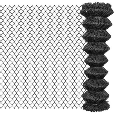 VIDAXL Recinzione In Rete In Acciaio 15x1,5 M Grigio - VIDAXL Recinzione In Rete In Acciaio 15x1,5 M Grigio -