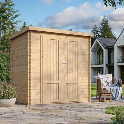 TIMBELA M311f1+m311g Casetta Da Giardino In Legno 2,22 M², Capanno Da Giardino Per Esterno Con Pareti Da 19 Mm, Casetta Per Attrezzi E Biciclette, Pavimento In Legno Impregnato,porte A Pannelo TIMBELA M311f1+m311g Casetta Da Giardino In Legno 2,22 M², Capanno Da Giardino Per Esterno Con Pareti Da 19 Mm, Casetta Per Attrezzi E Biciclette, Pavimento In Legno Impregnato,porte A Pannelo