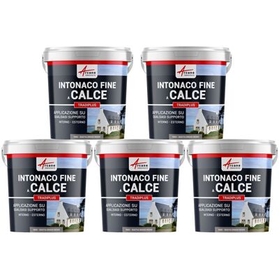 ARCANE INDUSTRIES Intonaco A Base Di Calce Per Decorazione Interna Ed Esterna - Tradiplus - 5 X 15 Kg Bastia - Grigio Medio - ARCANE INDUSTRIES Intonaco A Base Di Calce Per Decorazione Interna Ed Esterna - Tradiplus - 5 X 15 Kg Bastia - Grigio Medio -