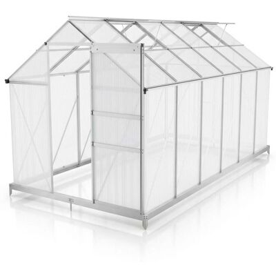 Juskys Serra In Alluminio Con Fondamenta 7,2 M² Prolunga La Stagione Del Giardinaggio Dalla Primavera All’autunno Juskys Serra In Alluminio Con Fondamenta 7,2 M² Prolunga La Stagione Del Giardinaggio Dalla Primavera All’autunno
