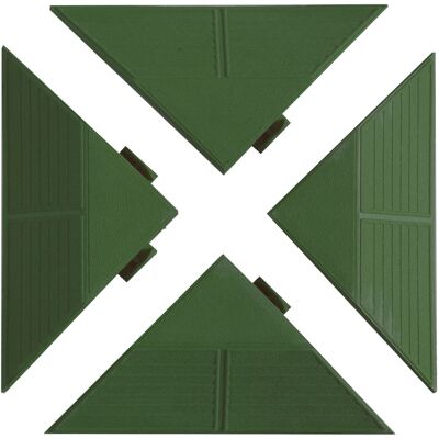 ARTPLAST Kit Con 4 Angoli Per Pavimentazione Esterna Colore Verde, 200x200x270mmx48mm ARTPLAST Kit Con 4 Angoli Per Pavimentazione Esterna Colore Verde, 200x200x270mmx48mm