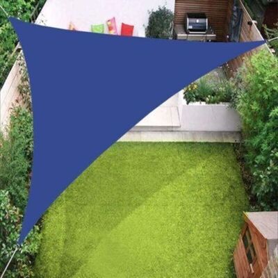 ABYSSE Vela Parasole Triangolare Ulisem, Protezione Uv Al 98% Per Terrazza, Prato, Giardino, Cortile, Blu ABYSSE Vela Parasole Triangolare Ulisem, Protezione Uv Al 98% Per Terrazza, Prato, Giardino, Cortile, Blu