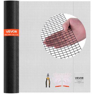VEVOR Rotolo Di Rete Metallica Zincata 1,52 X 30,4 M, Rivestita In Vinile Resistente Alle Intemperie, Recinzione Saldata Per Piante Da Giardino Resistente Per Gabbie Per Conigli E Serpenti VEVOR Rotolo Di Rete Metallica Zincata 1,52 X 30,4 M, Rivestita In Vinile Resistente Alle Intemperie, Recinzione Saldata Per Piante Da Giardino Resistente Per Gabbie Per Conigli E Serpenti