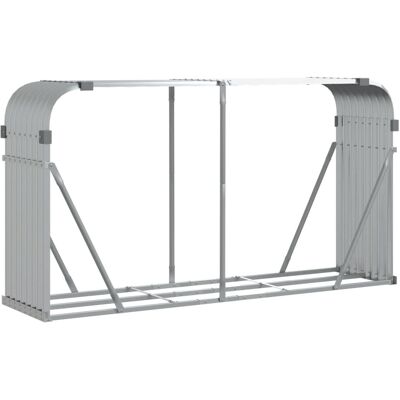 HELLOSHOP26 Portalegna Argento 180 X 45 X 100 Cm Acciaio Zincato Argento 020043792 HELLOSHOP26 Portalegna Argento 180 X 45 X 100 Cm Acciaio Zincato Argento 020043792