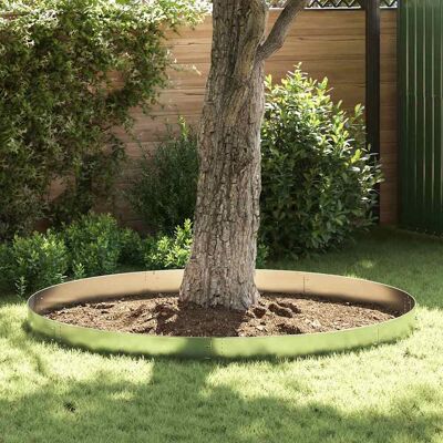vidaXL 15x Recinzioni Flessibili per Prato Acciaio Zincato 100x14cm Bordi da Giardino vidaXL 15x Recinzioni Flessibili per Prato Acciaio Zincato 100x14cm Bordi da Giardino
