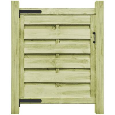 VIDAXL Cancello Da Giardino Legno Di Pino Impregnato 100x100 Cm Verde - VIDAXL Cancello Da Giardino Legno Di Pino Impregnato 100x100 Cm Verde -