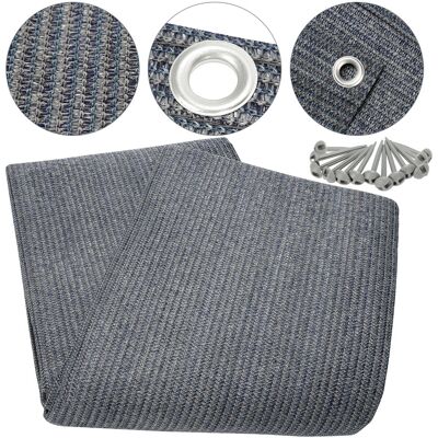 HENGDA Swanew Tappeto Da Esterno Tappeto Da Tenda Tappeto Da Viaggio Da Campeggio Tappeto Da Gazebo Per Caravanna 250x600cm Blu-grigio HENGDA Swanew Tappeto Da Esterno Tappeto Da Tenda Tappeto Da Viaggio Da Campeggio Tappeto Da Gazebo Per Caravanna 250x600cm Blu-grigio