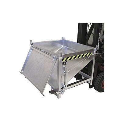 Contenitore silo Eurokraft Pro 0,5m³ con Porta Frontale Contenitore silo Eurokraft Pro 0,5m³ con Porta Frontale