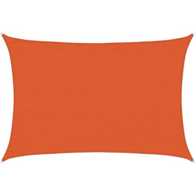 vidaXL Telo ombra 3.5x4.5 m Arancione - Telo ombra vidaXL Telo ombra 3.5x4.5 m Arancione - Telo ombra