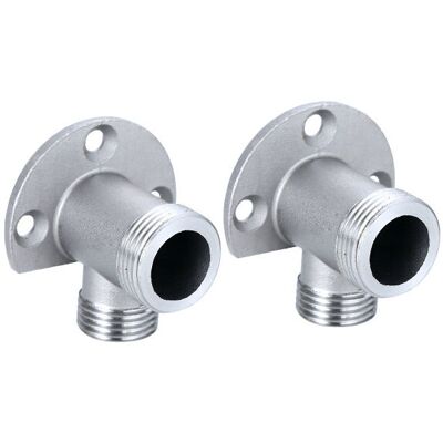 Juskys - Kit Di Installazione Per Collegare Il Tubo Al Rubinetto A Vista. Sistema Doccia Esterno. Miscelatore Termostatico. Conversione Ad Incasso In Superficie Juskys - Kit Di Installazione Per Collegare Il Tubo Al Rubinetto A Vista. Sistema Doccia Esterno. Miscelatore Termostatico. Conversione Ad Incasso In Superficie