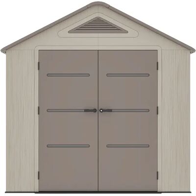 Unique Casetta Da Giardino In Resina Hdpe Beige E Marrone 4,5 M² Con Pavimento Spessore 22 Mm - Anteva Unique Casetta Da Giardino In Resina Hdpe Beige E Marrone 4,5 M² Con Pavimento Spessore 22 Mm - Anteva