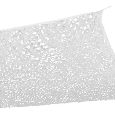 ABYSSE Vela Parasole Bianca, Rete Mimetica, 3x4 M, Forma Rettangolare, Motivo Mimetico ABYSSE Vela Parasole Bianca, Rete Mimetica, 3x4 M, Forma Rettangolare, Motivo Mimetico