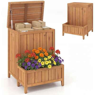 COSTWAY Cassetta Postale Esterno Fioriera Orto Rialzato Integrato Posta Buca Lettere Pacchi Buchetta Casella Cassone Letto Vasche Aiuola Piante Fiori Bauli Co COSTWAY Cassetta Postale Esterno Fioriera Orto Rialzato Integrato Posta Buca Lettere Pacchi Buchetta Casella Cassone Letto Vasche Aiuola Piante Fiori Bauli Co