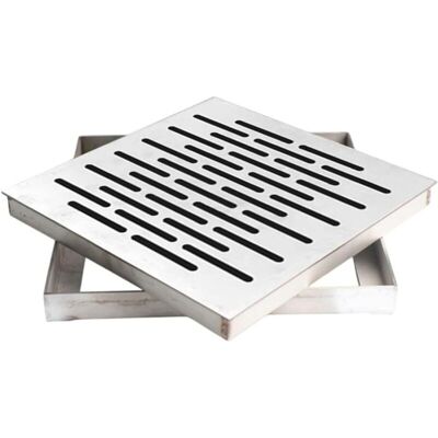 XISRENS Scarico A Pavimento In Acciaio Inox Con Telaio, Coperchio Di Drenaggio Esterno, Griglia Di Scarico Per Acqua Piovana, Per Terriccio Da Giardino, Disponibile A Magazzino Con Telaio (200 X 200 X 20 Mm) XISRENS Scarico A Pavimento In Acciaio Inox Con Telaio, Coperchio Di Drenaggio Esterno, Griglia Di Scarico Per Acqua Piovana, Per Terriccio Da Giardino, Disponibile A Magazzino Con Telaio (200 X 200 X 20 Mm)
