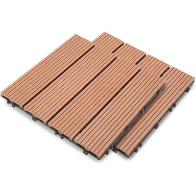 JIUBIAZ Piastrelle Per Patio, Piastrelle In Legno Ad Incastro, Piastrelle Per Pavimenti Da 30 X 30 Cm Per Giardino E Patio, 88 Pezzi JIUBIAZ Piastrelle Per Patio, Piastrelle In Legno Ad Incastro, Piastrelle Per Pavimenti Da 30 X 30 Cm Per Giardino E Patio, 88 Pezzi