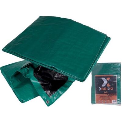 BRIXO Telone Polietilene Occhiellato Tipo Pesante 160 Gr/mq Mt 3x4 (40078) BRIXO Telone Polietilene Occhiellato Tipo Pesante 160 Gr/mq Mt 3x4 (40078)