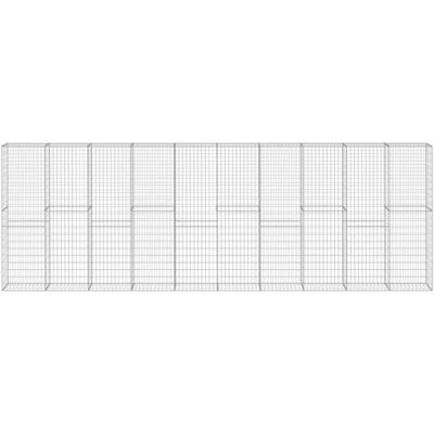 Muro di gabbioni con coperture Acciaio zincato 600x30x200 cm - Gabion Wall Muro di gabbioni con coperture Acciaio zincato 600x30x200 cm - Gabion Wall