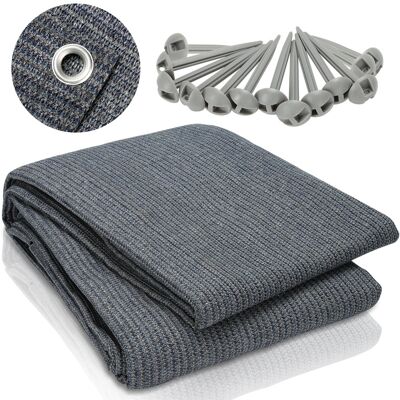 HENGDA Swanew Tappeto Da Esterno Tappeto Da Tenda Tappeto Da Viaggio Da Campeggio Tappeto Da Gazebo Per Caravanna 250x550cm Blu-grigio HENGDA Swanew Tappeto Da Esterno Tappeto Da Tenda Tappeto Da Viaggio Da Campeggio Tappeto Da Gazebo Per Caravanna 250x550cm Blu-grigio