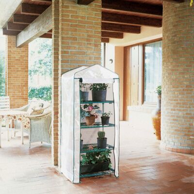VERDEMAX Telo Ricambio Per Serra Azalea 4 Ripiani 70x50x158 Cm In Tnt Bianco VERDEMAX Telo Ricambio Per Serra Azalea 4 Ripiani 70x50x158 Cm In Tnt Bianco