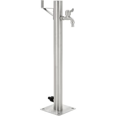 Colonna d'acqua da giardino in acciaio inox 65 cm vidaXL - Fontana Colonna d'acqua da giardino in acciaio inox 65 cm vidaXL - Fontana