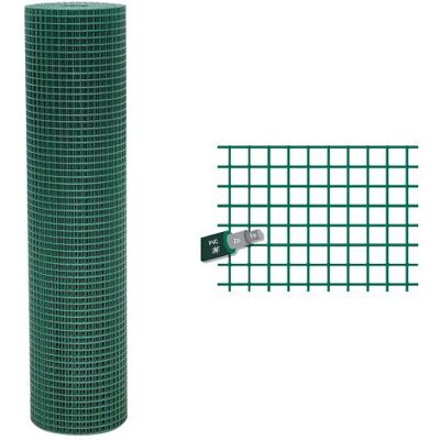 SIDEX Rete Elettrosaldata Plastificata 12 X 12 Filo Ø Mm. 1,2 - H. Cm 100 X Mt. 10 SIDEX Rete Elettrosaldata Plastificata 12 X 12 Filo Ø Mm. 1,2 - H. Cm 100 X Mt. 10