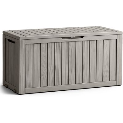 AKORD Baule Da Giardino Impermeabile 272l Contenitore Esterno Balcone Terrazzo In Plastica Polipropilene Grigio AKORD Baule Da Giardino Impermeabile 272l Contenitore Esterno Balcone Terrazzo In Plastica Polipropilene Grigio