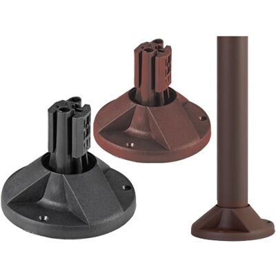 OEM Base Per Palo Lampione Globo Nero OEM Base Per Palo Lampione Globo Nero