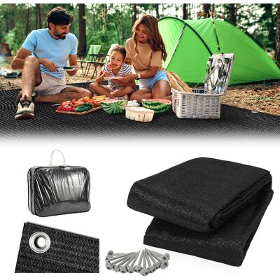 HENGDA Swanew Stuoia Per Tenda Da Campeggio, Stuoia Per Tenda Da Campeggio, Stuoia Per Tenda Da Campeggio, Telo Da Terra Per Caravan 200x200cm,nero HENGDA Swanew Stuoia Per Tenda Da Campeggio, Stuoia Per Tenda Da Campeggio, Stuoia Per Tenda Da Campeggio, Telo Da Terra Per Caravan 200x200cm,nero