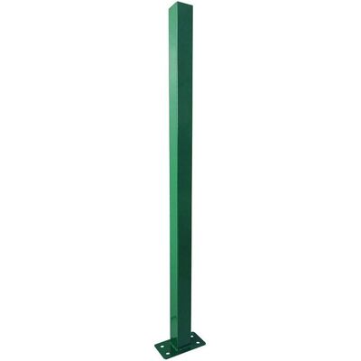 Vigor Paletto Quadro Per Recinzione Acciaio Con Piastra Sezione 50x50 Mm Altezza 230 Cm Colore Verde Ral 6005 Vigor Paletto Quadro Per Recinzione Acciaio Con Piastra Sezione 50x50 Mm Altezza 230 Cm Colore Verde Ral 6005