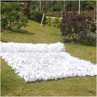 ABYSSE Rete Ombreggiante Per Giardino, Rete Mimetica, Rete Ombreggiante, Vela Parasole, Telone, Tenda Isolante Per Serre, A Doppio Strato, Bianca, 5 X 6 M ABYSSE Rete Ombreggiante Per Giardino, Rete Mimetica, Rete Ombreggiante, Vela Parasole, Telone, Tenda Isolante Per Serre, A Doppio Strato, Bianca, 5 X 6 M