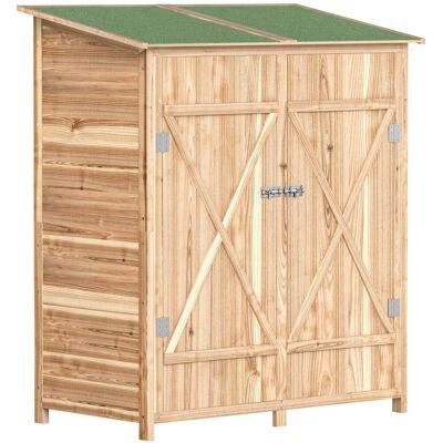 HELLOSHOP26 Casetta Da Giardino Armadio Porta Attrezzi 140 X 75 X 157 Cm Salva-spazio Tetto Bituminoso Impermeabile Moderno In Abete Naturale 210004150 HELLOSHOP26 Casetta Da Giardino Armadio Porta Attrezzi 140 X 75 X 157 Cm Salva-spazio Tetto Bituminoso Impermeabile Moderno In Abete Naturale 210004150