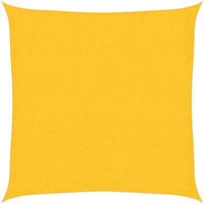 vidaXL Vela ombreggiante 160 g/m² Giallo 2,5x2,5 m HDPE Protezione solare Patio vidaXL Vela ombreggiante 160 g/m² Giallo 2,5x2,5 m HDPE Protezione solare Patio