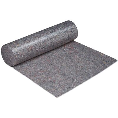 RELAXDAYS - Telo Da Imbianchino, Telone Copri Pavimento, 1x50 M = 50m², Antiscivolo, Assorbente, 220g/m², Trasloco, Grigio RELAXDAYS - Telo Da Imbianchino, Telone Copri Pavimento, 1x50 M = 50m², Antiscivolo, Assorbente, 220g/m², Trasloco, Grigio