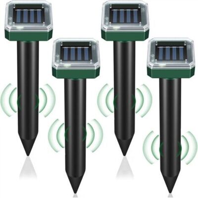 ABYSSE Repellente Per Topi Ad Energia Solare, Repellente Per Serpenti Da Esterno, Repellente Solare A Ultrasuoni Per Prato E Giardino, Impermeabile, Con Punte Sonore ABYSSE Repellente Per Topi Ad Energia Solare, Repellente Per Serpenti Da Esterno, Repellente Solare A Ultrasuoni Per Prato E Giardino, Impermeabile, Con Punte Sonore